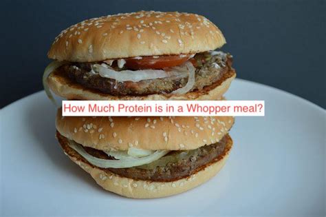 how much protein in a whopper with cheese? The Whopper's Protein Prowess and Its Nutritional Impact